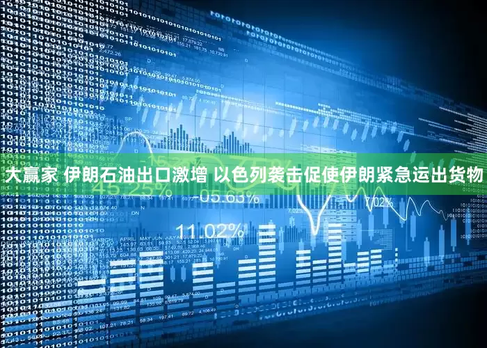 大赢家 伊朗石油出口激增 以色列袭击促使伊朗紧急运出货物